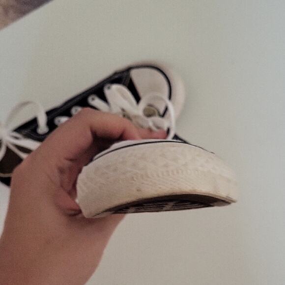 Converse Kids Black and White Sneakers - Picture 5 of 11